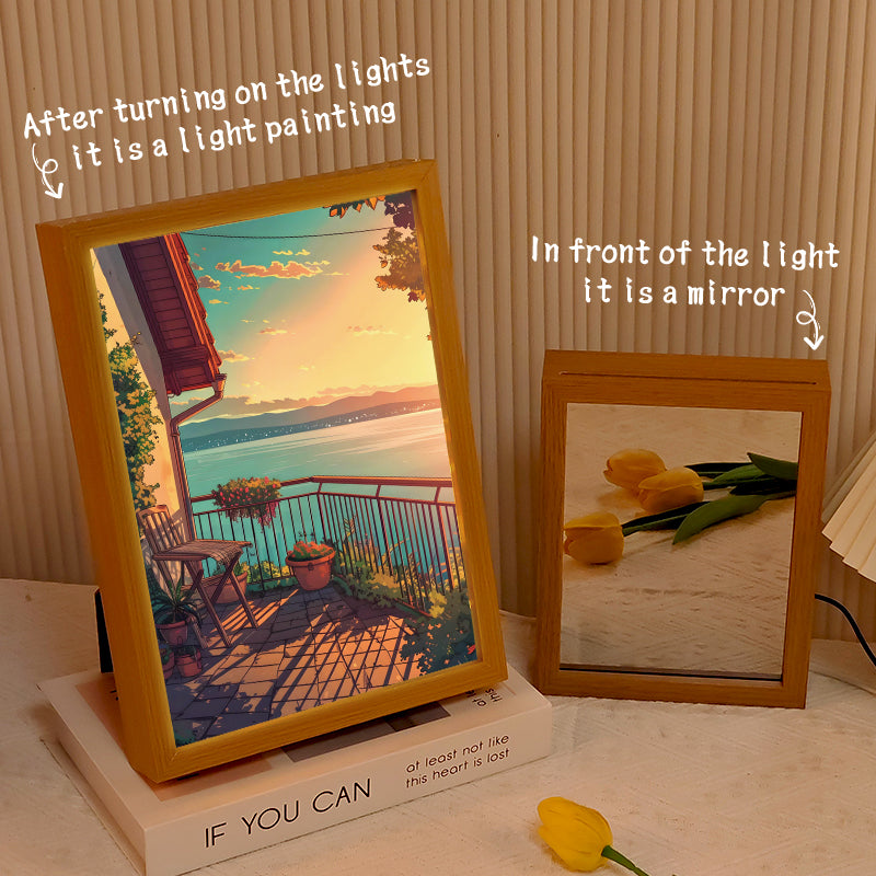 CustomGlow | Personalised LED Light Mirror Frame | Pre-Order Now — Ships in 2-3 Weeks
