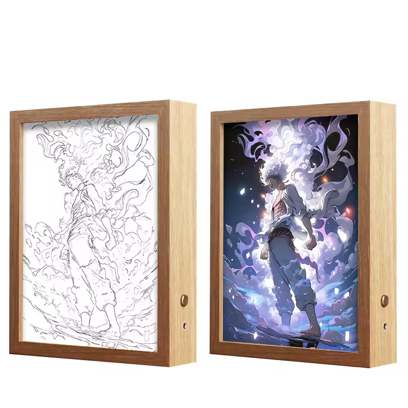 CustomGlow | Wooden LED Light Frame | Pre-Order Now — Ships in 2-3 Weeks