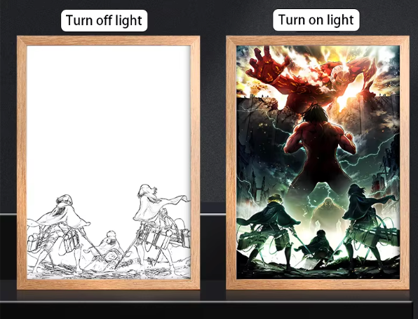 CustomGlow | Wooden LED Light Frame | Pre-Order Now — Ships in 2-3 Weeks