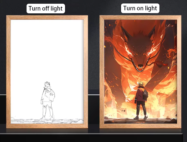 CustomGlow | Wooden LED Light Frame | Pre-Order Now — Ships in 2-3 Weeks