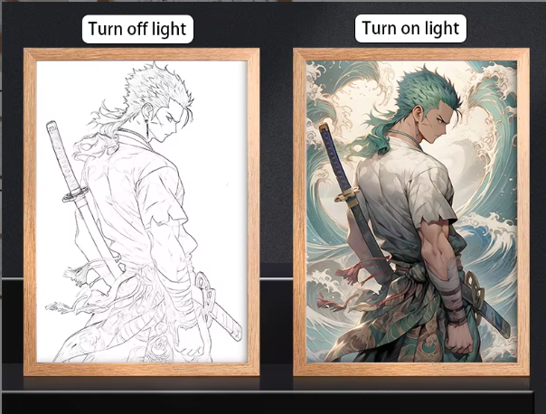CustomGlow | Wooden LED Light Frame | Pre-Order Now — Ships in 2-3 Weeks