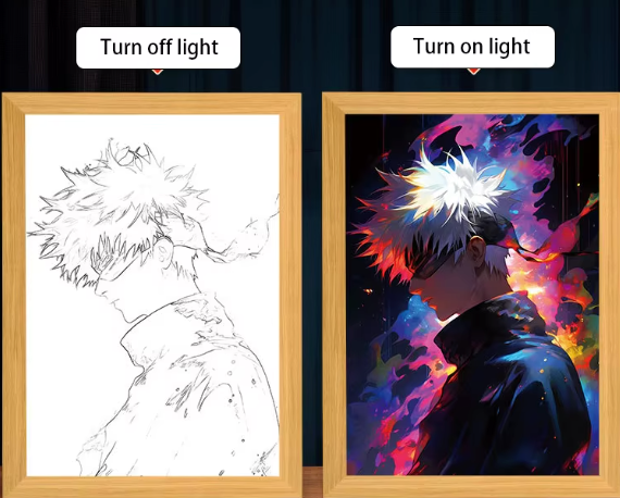 CustomGlow | Wooden LED Light Frame | Pre-Order Now — Ships in 2-3 Weeks