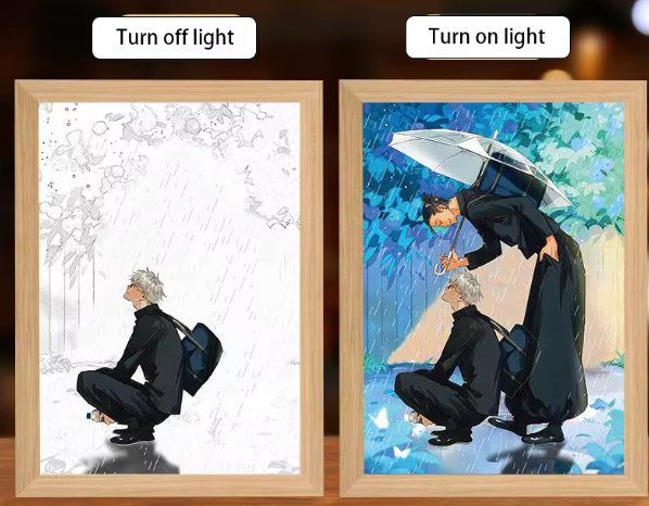 CustomGlow | Wooden LED Light Frame | Pre-Order Now — Ships in 2-3 Weeks