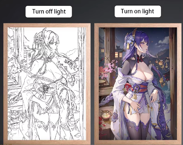 CustomGlow | Wooden LED Light Frame | Pre-Order Now — Ships in 2-3 Weeks