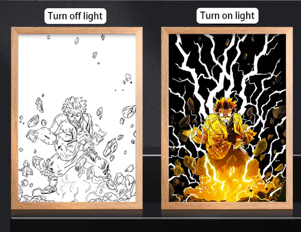 CustomGlow | Wooden LED Light Frame | Pre-Order Now — Ships in 2-3 Weeks