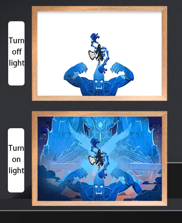 CustomGlow | Wooden LED Light Frame | Pre-Order Now — Ships in 2-3 Weeks