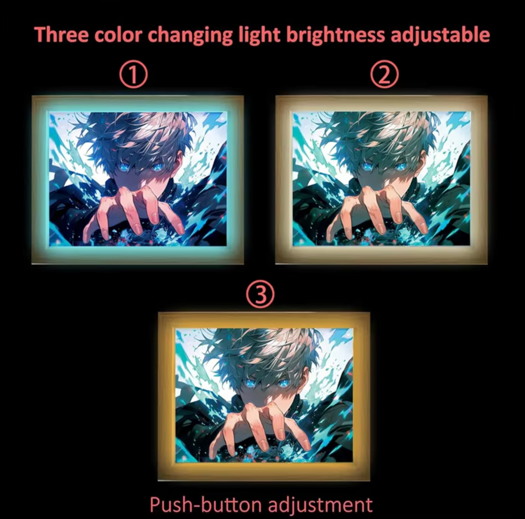 Three colour changing light brightness modes - cool, neutral and warm