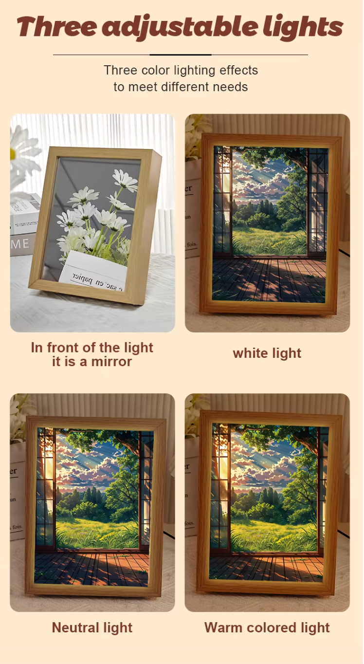 CustomGlow | Personalised LED Light Mirror Frame | Pre-Order Now — Ships in 2-3 Weeks