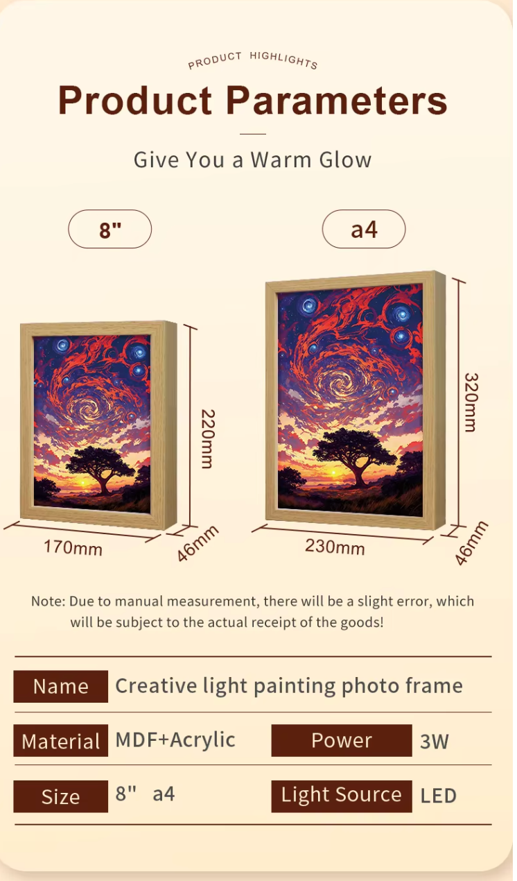 CustomGlow | Personalised LED Light Mirror Frame | Pre-Order Now — Ships in 2-3 Weeks