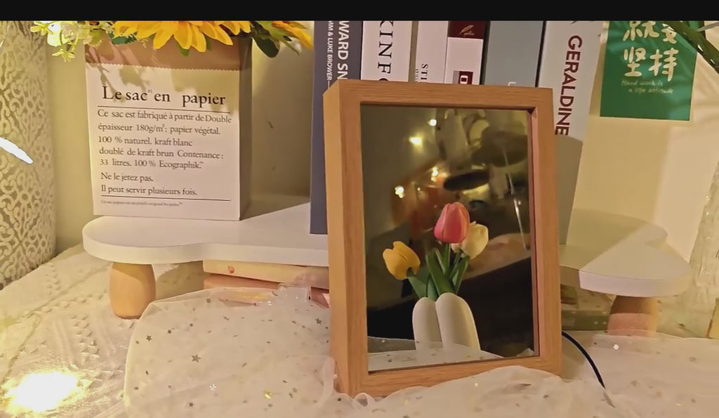 CustomGlow | Personalised LED Light Mirror Frame | Pre-Order Now — Ships in 2-3 Weeks