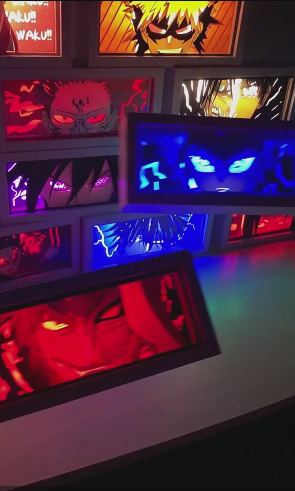 CustomGlow | Premium Anime LED Light Frame | 2-Pack Bundle
